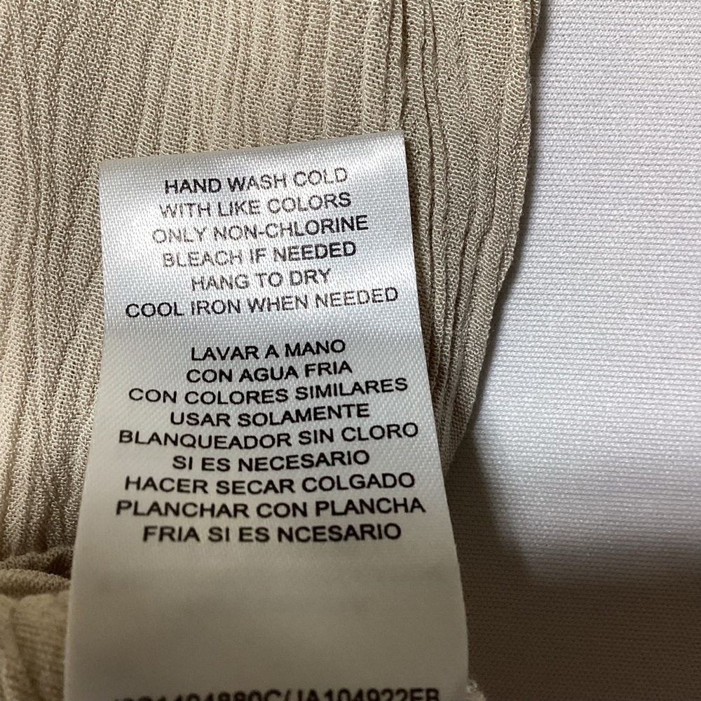 Joseph Beige/Taupe Crinkle Crochet Detail Blouse - Picture 7 of 10